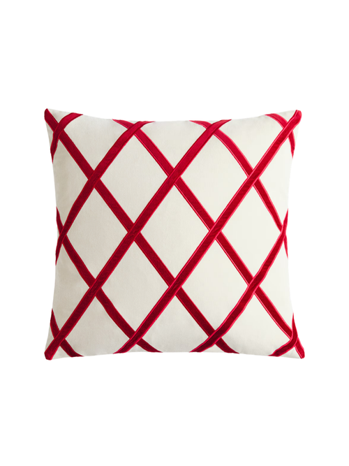 Patterned Velvet Cushion Cover