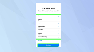 How to transfer data from Android to iPhone