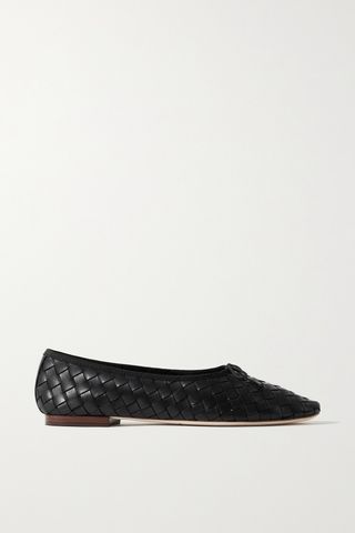 Landry Woven Leather Ballet Flats