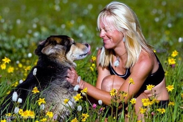 Marisa Asplund and dog Cora
