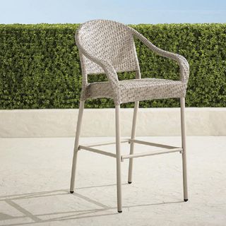 Outdoor set of two bar stools