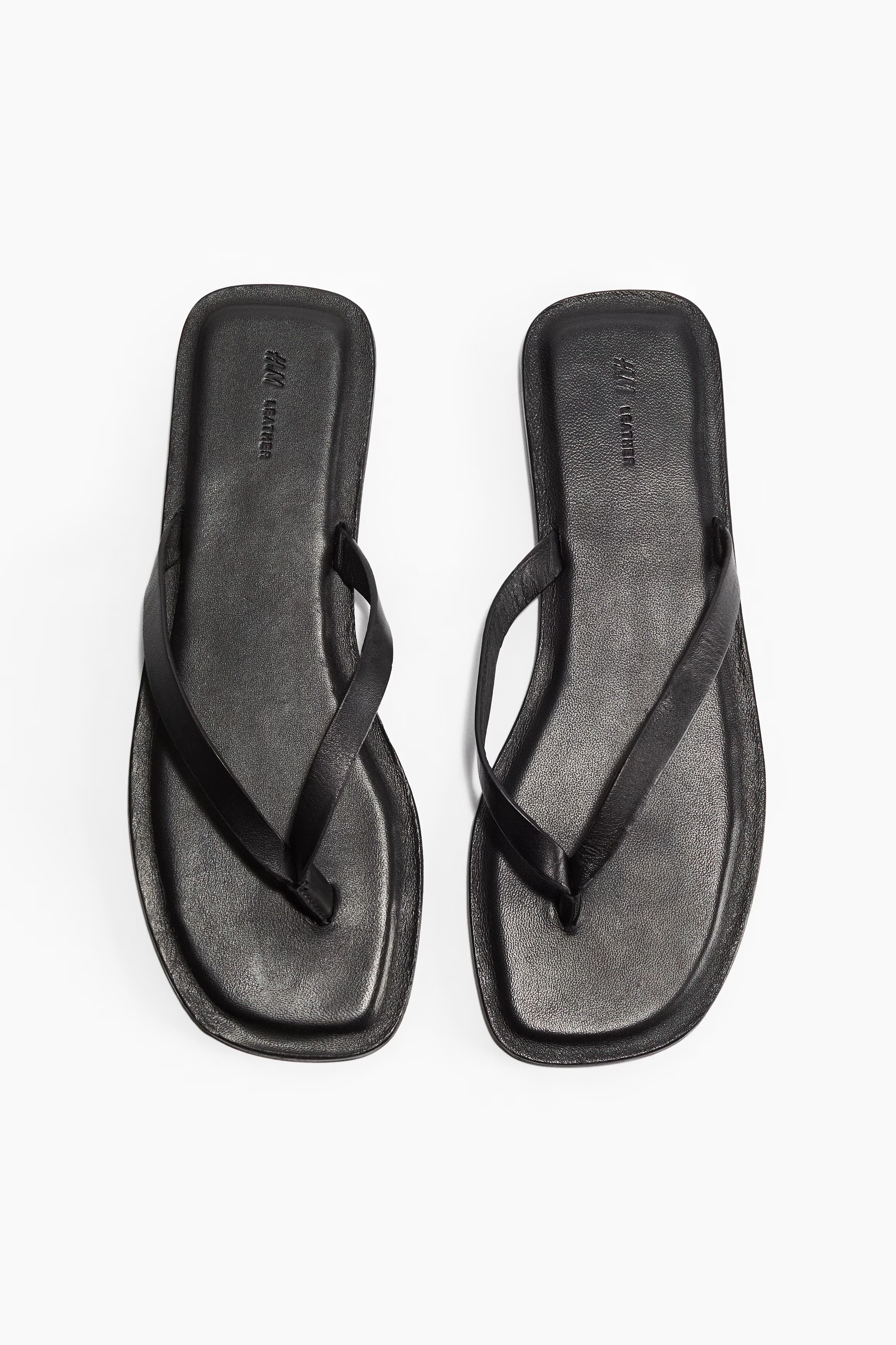 H&amp;amp;M, Leather Flip-Flops