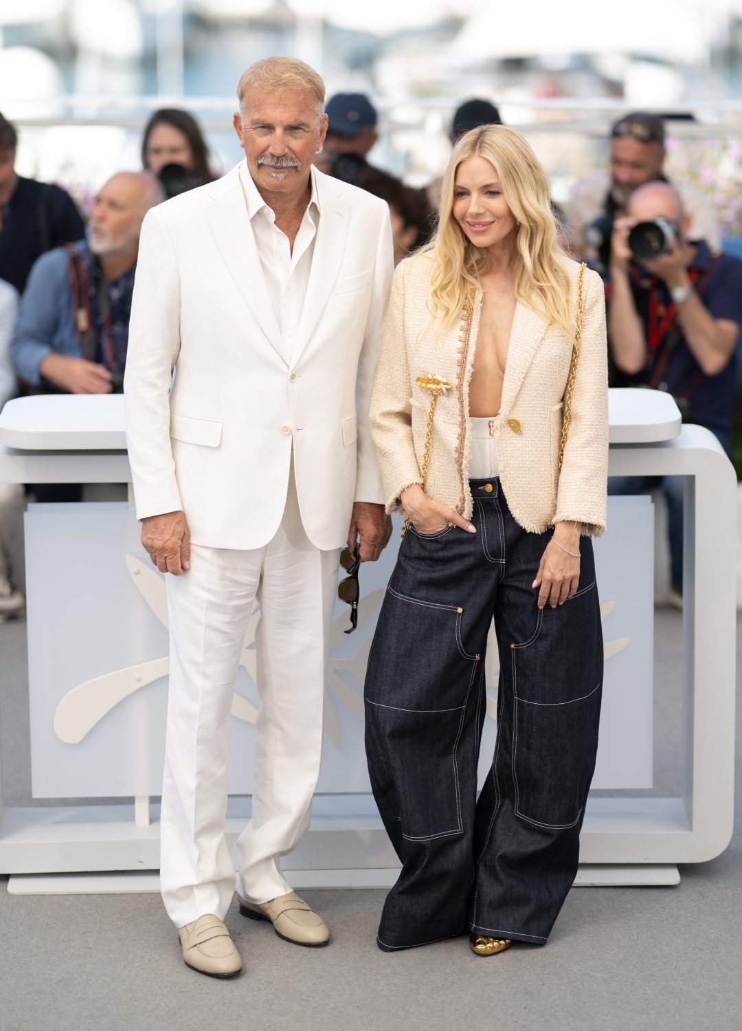 Sienna Miller wearing trousers