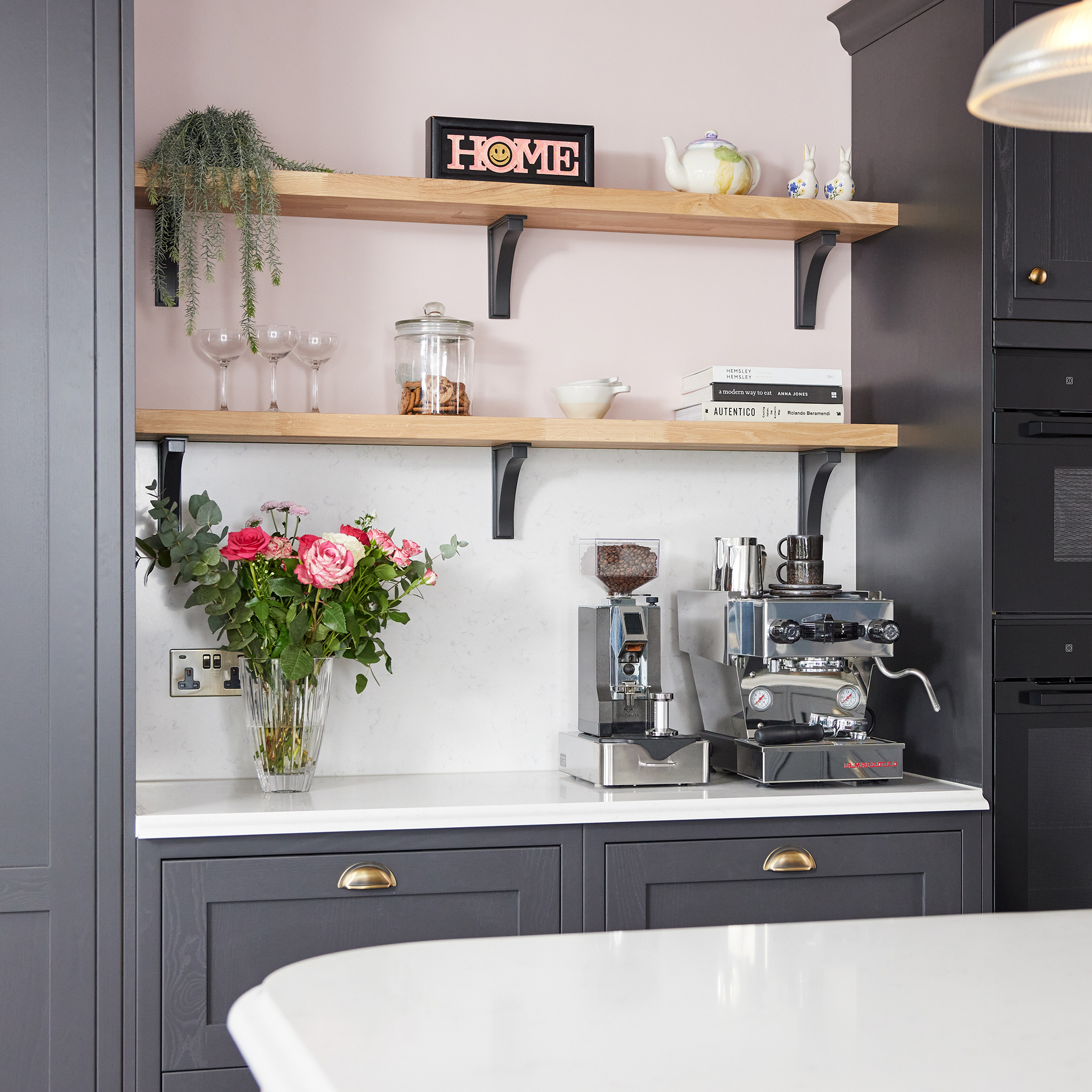 Howdens Emma Willis pink kitchen