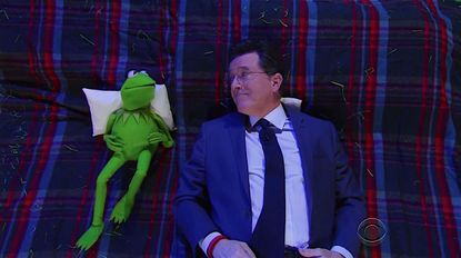 Kermit the Frog and Stephen Colbert ponder the big questions