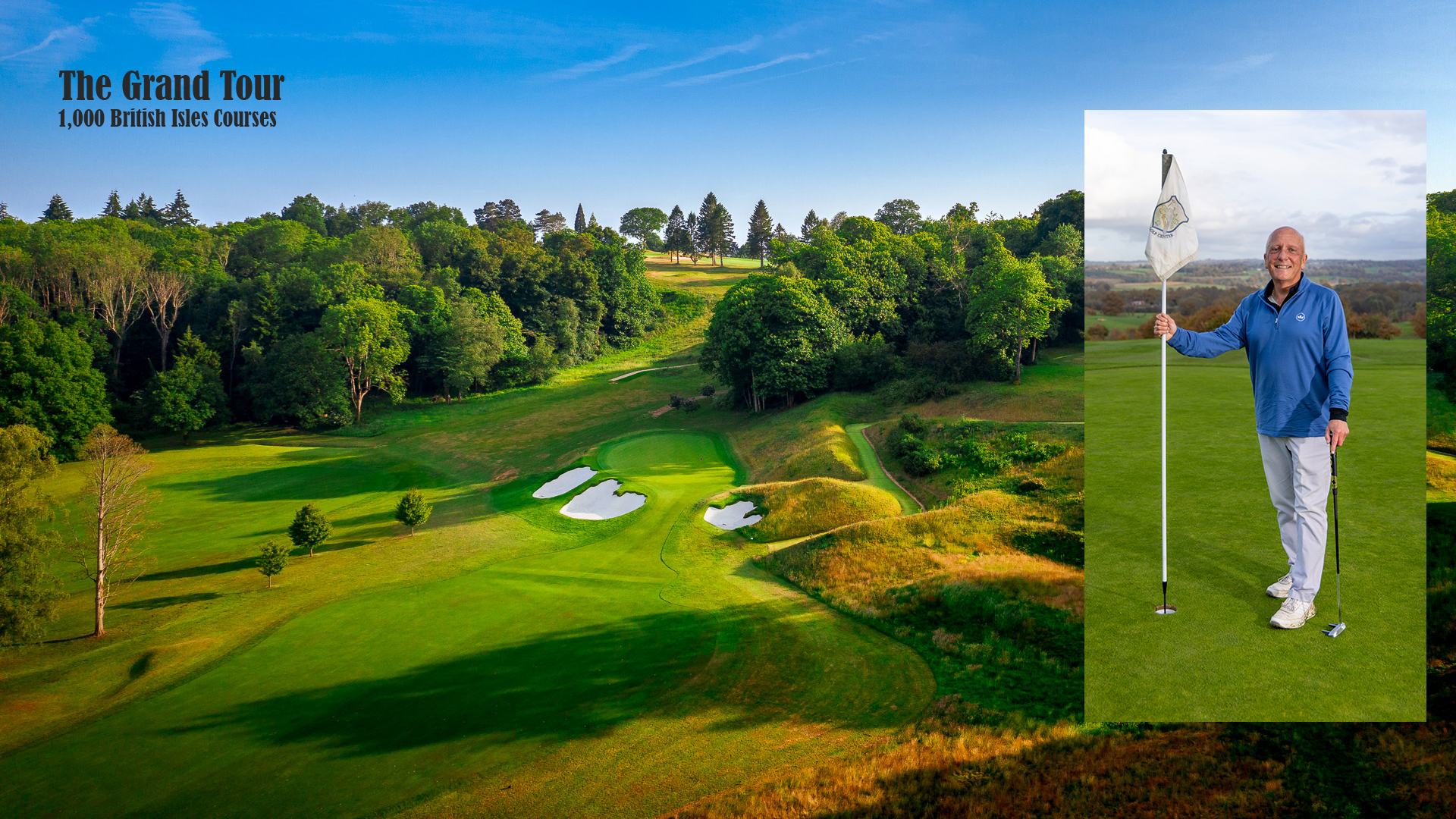 Tandridge - Hole 17 - and Rob Smith