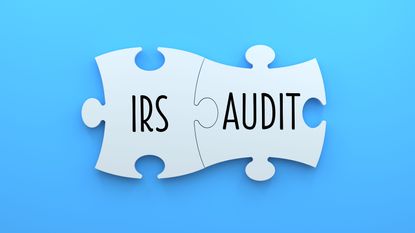IRS and audit puzzle pieces