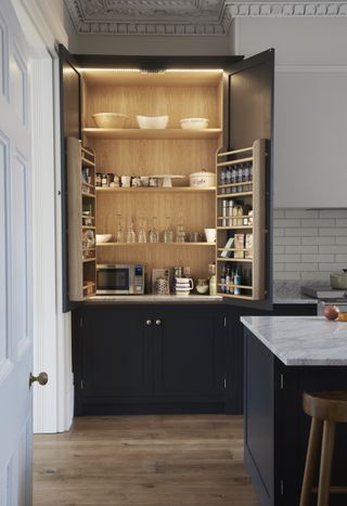 kitchen pantry lighting idea from olive & Barr