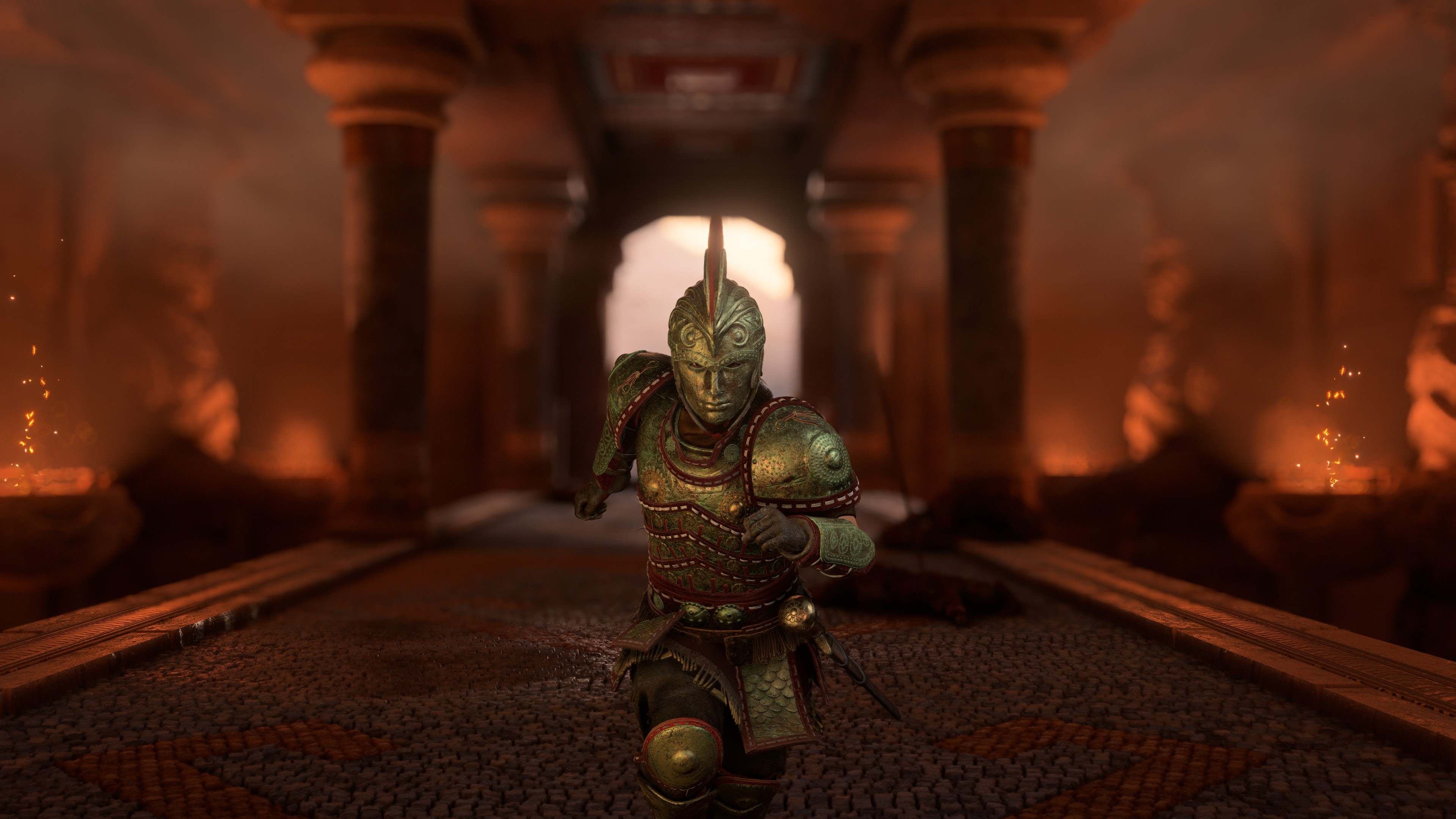 Resonance: A Plague Tale Legacy screenshot of Theseus running into the next challenge.