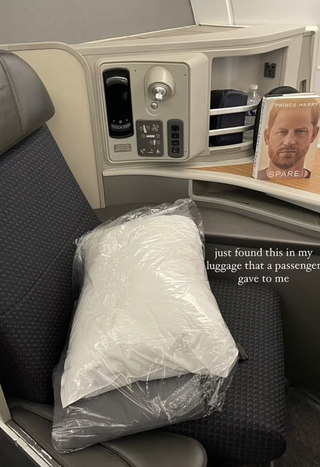 Prince Harry gift to flight attendant