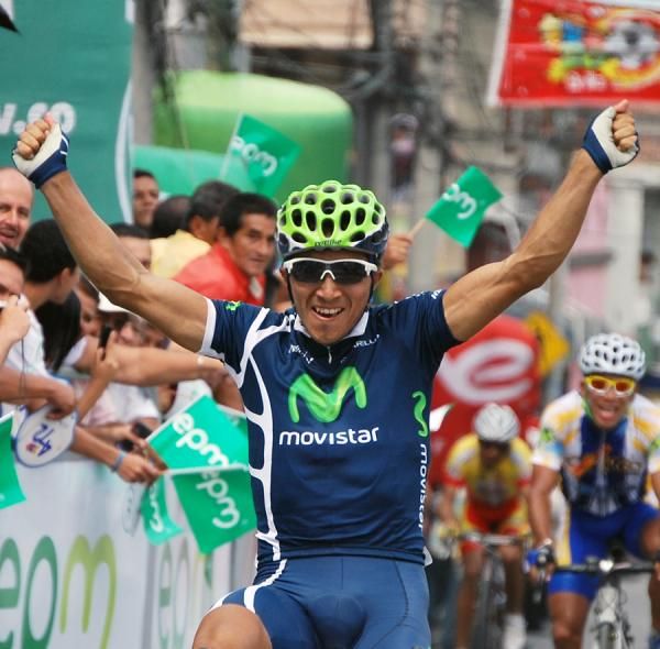 Guama was a happy man as he crossed the line.