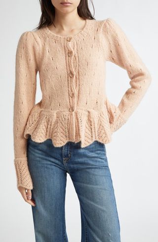 Ruffle Cardigan