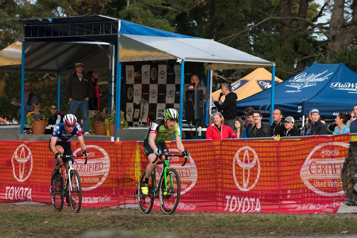 Stephen Hyde and Jeremy Powers spent the majority of the race together