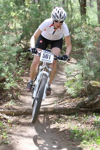 Abigail Strigel (Trek Stores of Madison) of Madison, Wisconsin, won the 2010 WORS season opener, finishing first in a field of 30 Pro and Cat. 1 women.