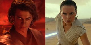 Anakin Skywalker and Rey