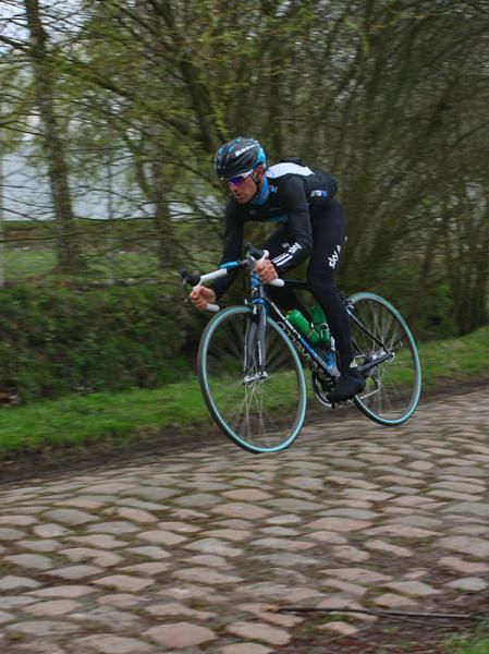 Chris Sutton is a powerful rider suited to the cobbles of Paris-Roubaix.