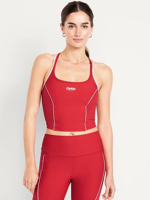 Old Navy Light Support PowerSoft Longline Sports Bra