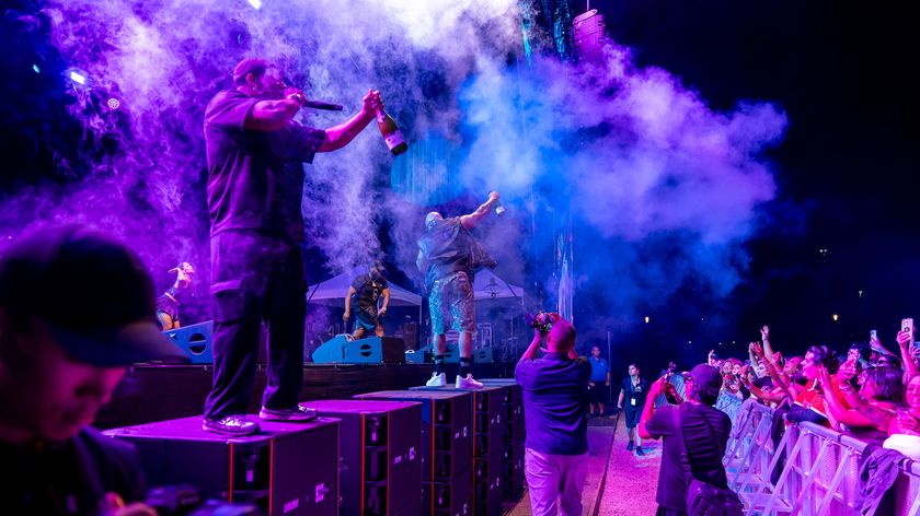 Great Live Park rocking out with a new sound system. 