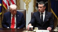 President Donald Trump and Defense Secretary Pete Hegseth