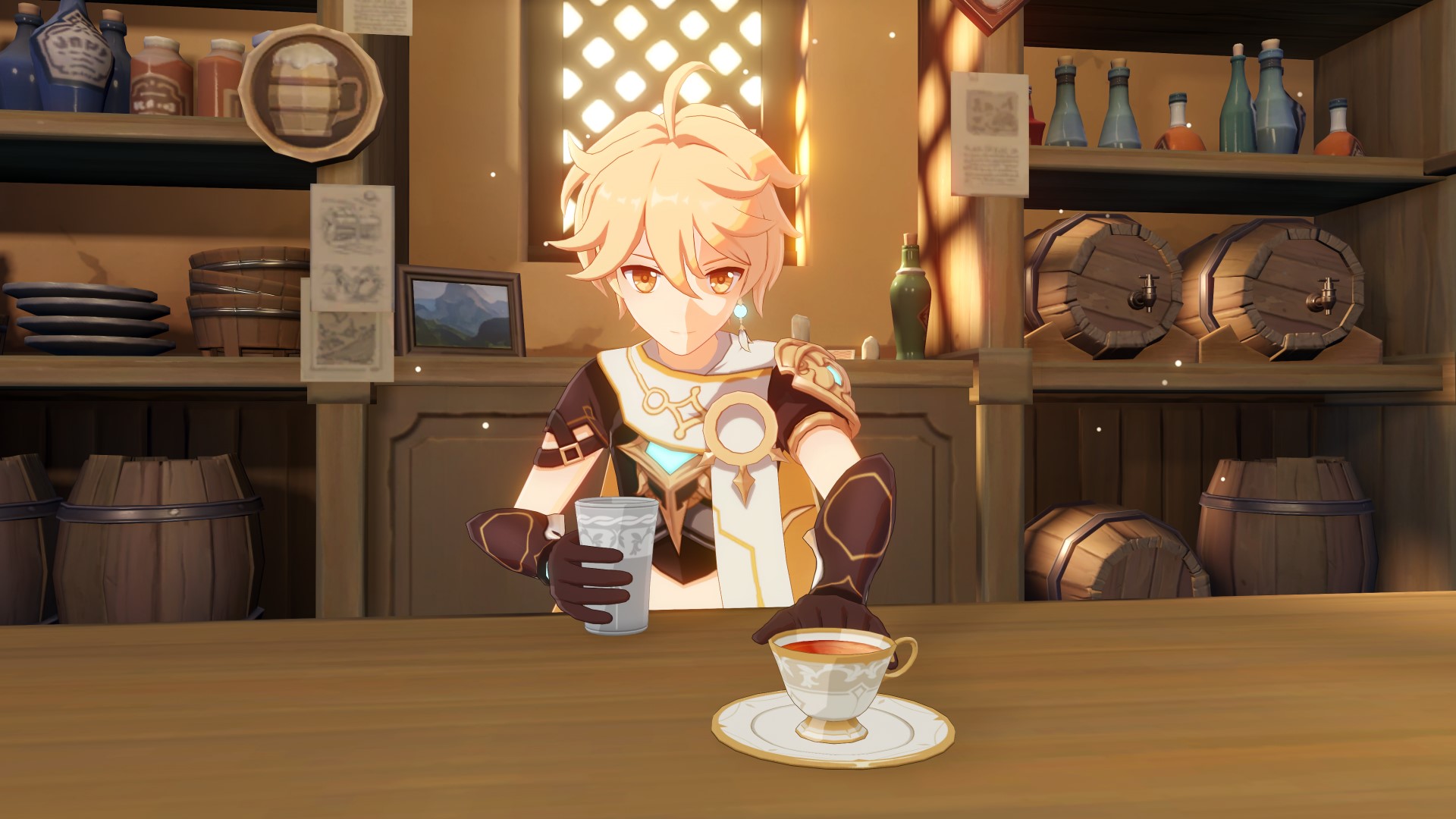 Genshin Impact 2.5 event where you make drinks and serve them