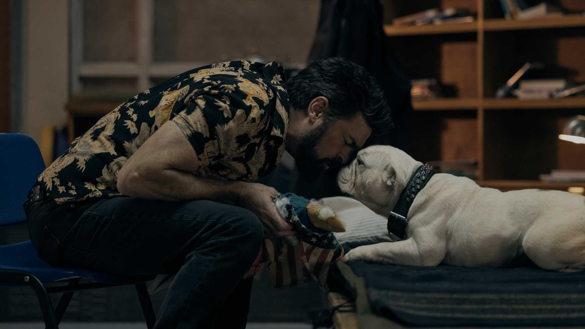 Billy Butcher and his dog in The Boys season 5