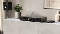 Fitzwilliam CD player on cabinet next to plant