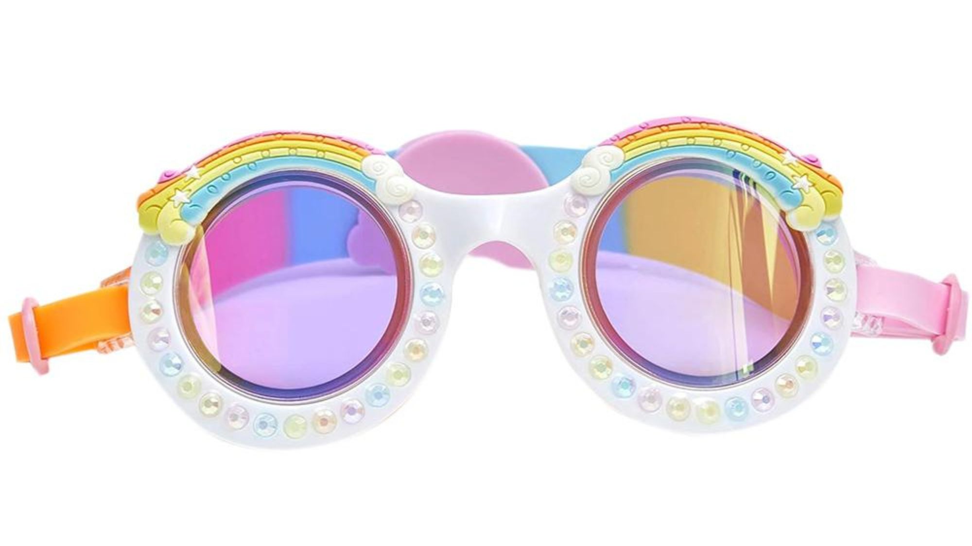 Good Vibes Rainbow Swim Goggles