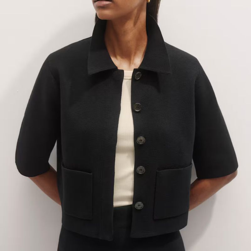 ME+EM, Milano Knit Short Sleeve Jacket