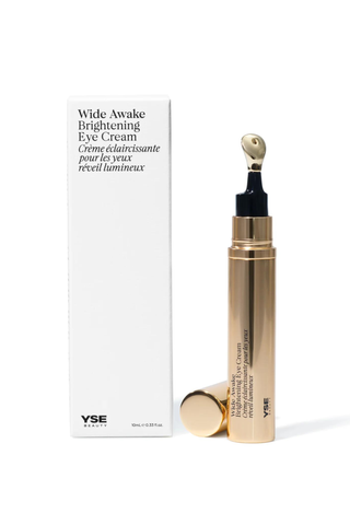 YSE Beauty Wide Awake Brightening Eye Cream on white background