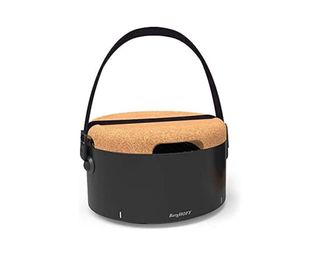 BergHOFF Tabletop BBQ in black with strap on