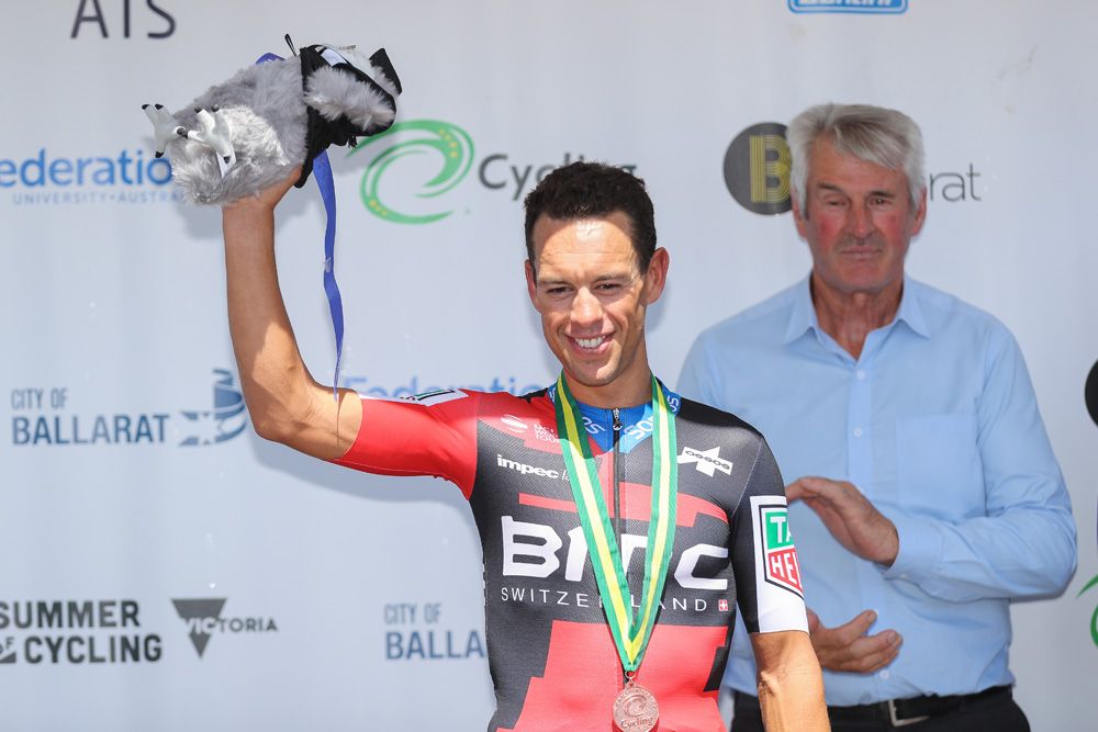 Richie Porte (BMC) was happy to be back racing