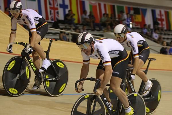 Germany took silver in the men's team sprint