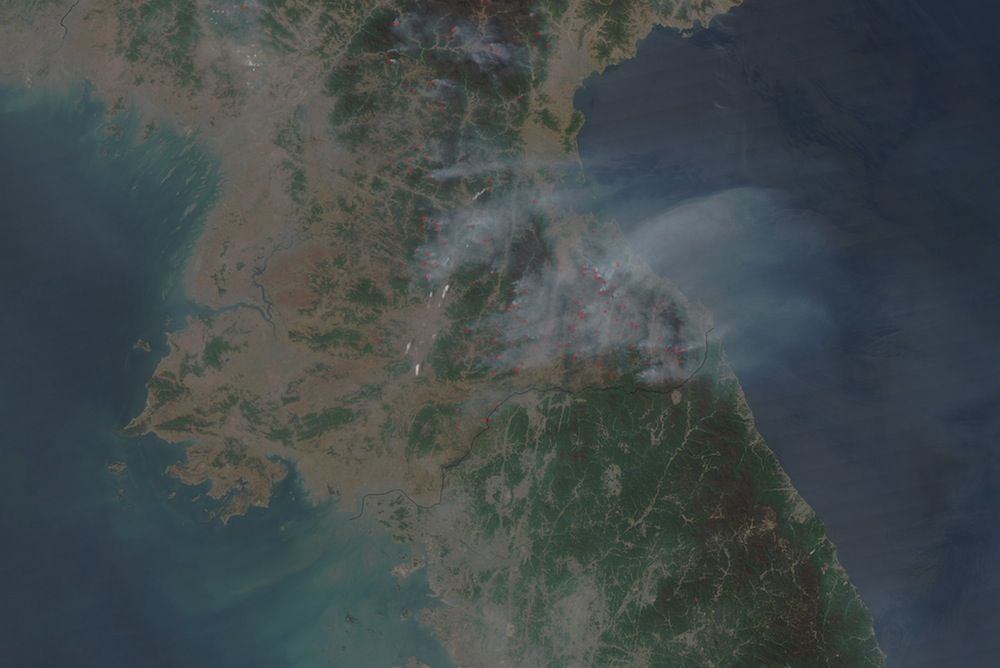 north korea fires