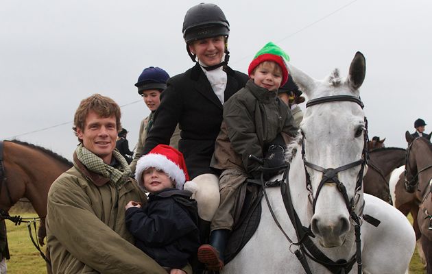 Alice Plunkett with Oliver &amp; William Fox-Pitt with Thomas