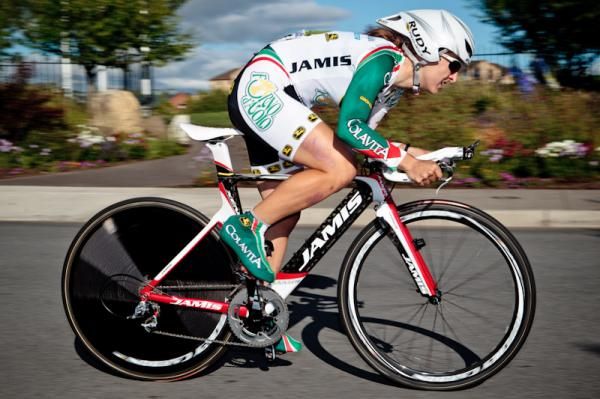 Lea Kirchmann (Colavita-Forno d' Asolo) is one of the top sprinters here this week.
