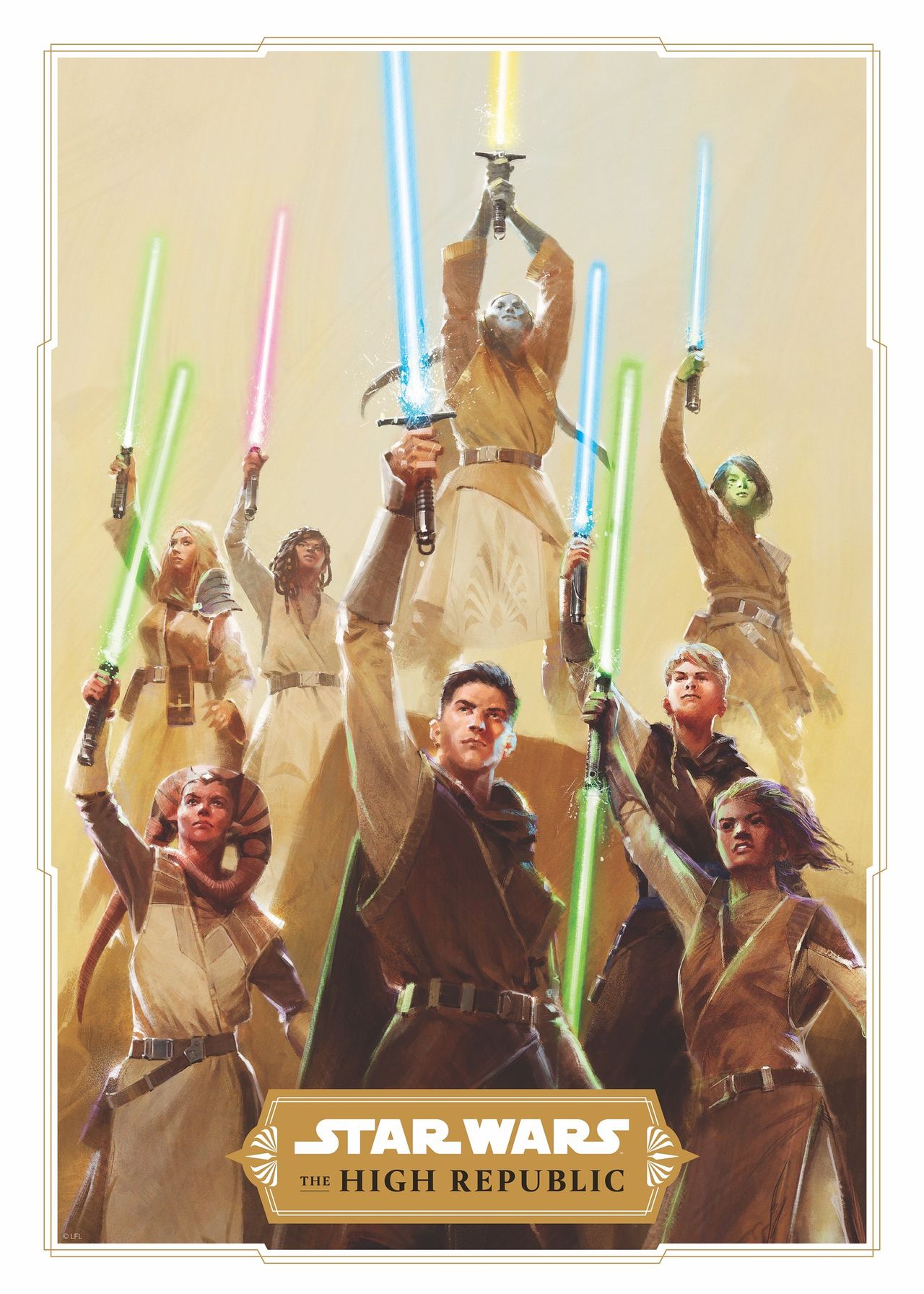 Cover art for the new series "Star Wars: The High Republic."