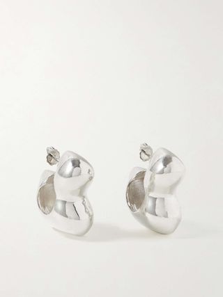 + Simone Bodmer-Turner Bubble Recycled Sterling Silver Hoop Earrings