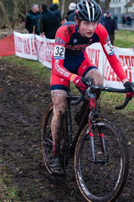 Cooper Willsey competes in Zolder World Cup.