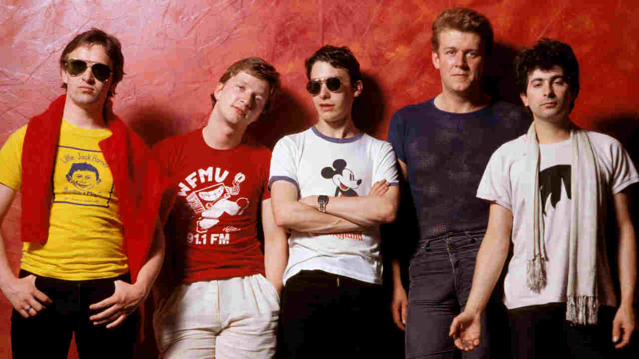 Squeeze posing for a photograph in the late 1970s