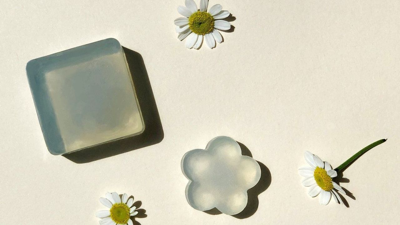 Dew Mighty plastic-free soaps and daisies