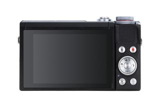 The rear LCD touchscreen flips up 180° for vlogging and those all-important selfies