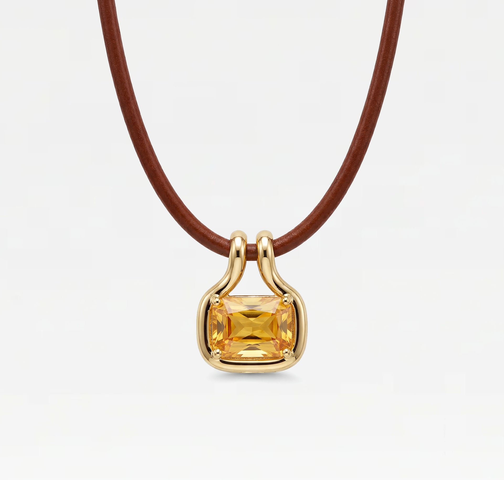 The Naia Citrine Pendant Necklace