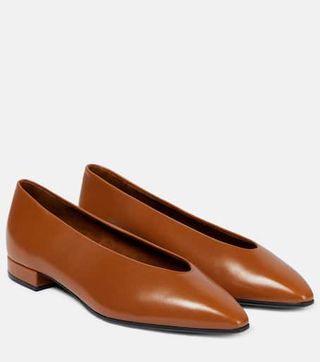 Rebecca Leather Ballet Flats