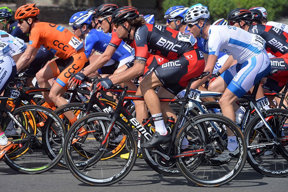 The field during stage 1 Dubai Tour