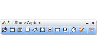 The FastStone image capture bar