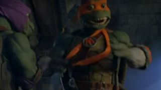 Michelangelo being goofy in Ninja Turtles: The Next Mutation