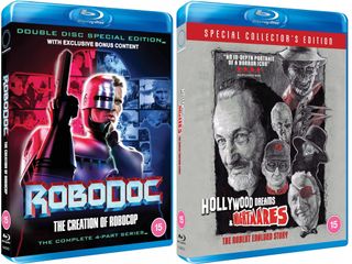 The covers of the Robodoc and Hollywood Dreams & Nightmares Blu-rays.
