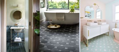 Design experts explain how to choose bathroom flooring