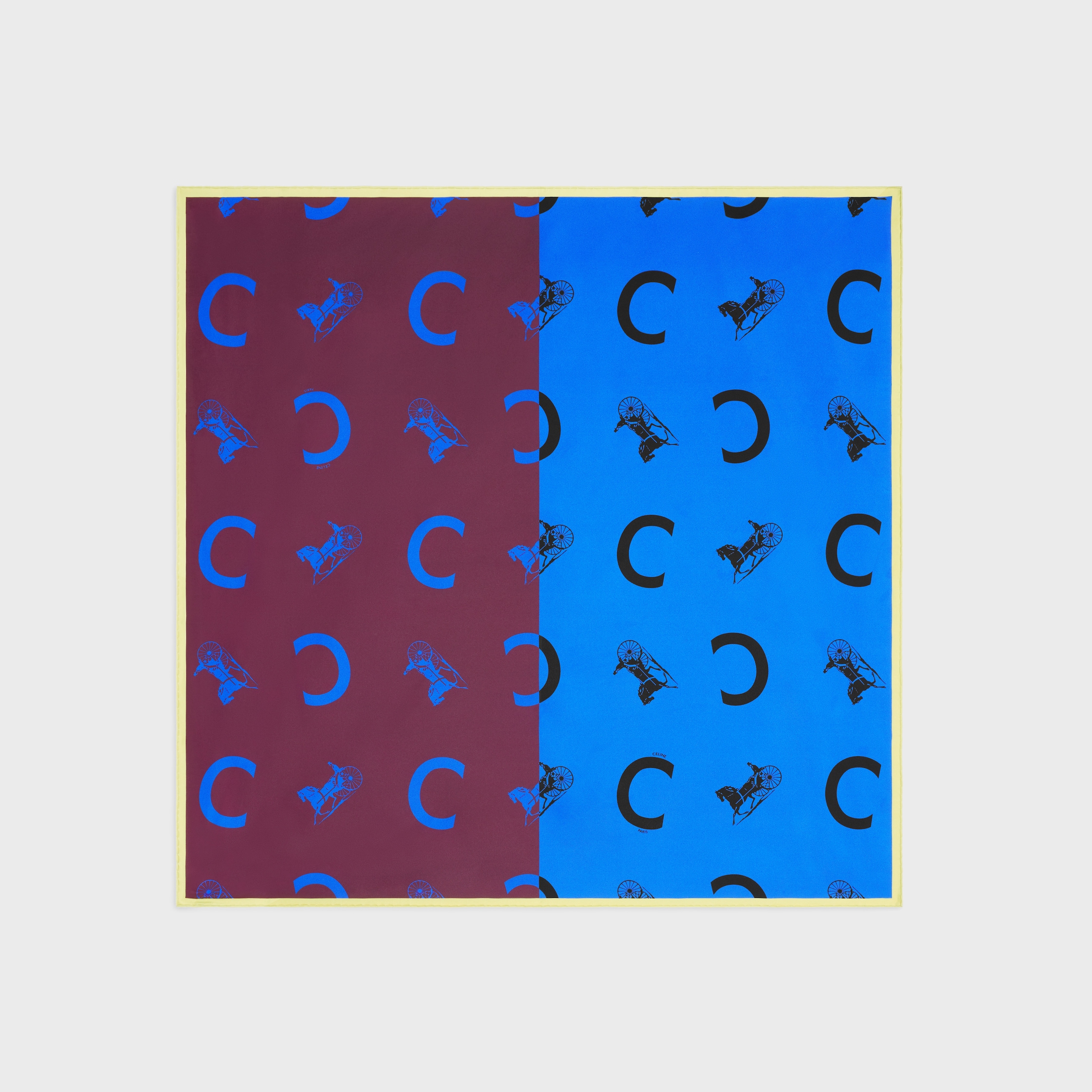 Square in Silk Twill