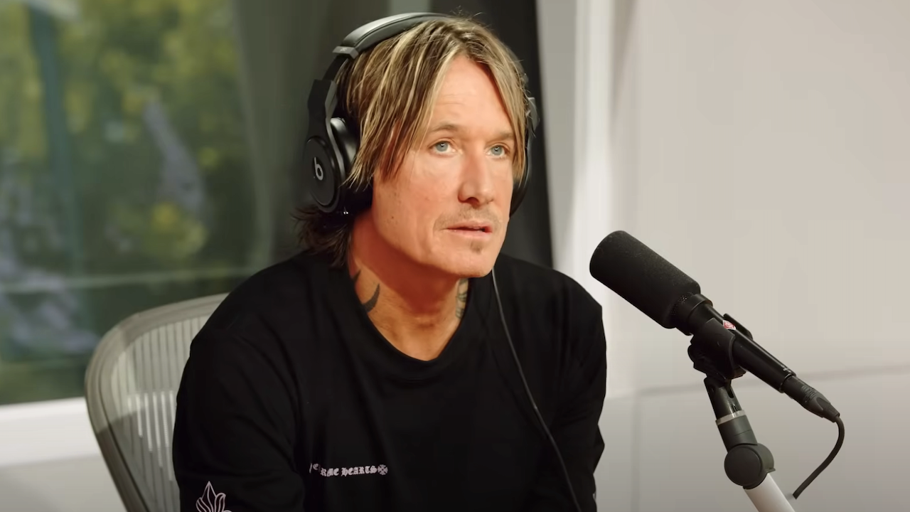 keith urban during a zane lowe interview on apple music